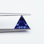 Load and play video in Gallery viewer, Triangle lab grown blue sapphire
