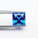 Load and play video in Gallery viewer, Square princess lab grown cobalt spinel

