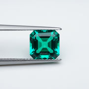 Asscher lab grown emerald