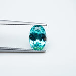 Load and play video in Gallery viewer, Oval lab grown Paraiba YAG
