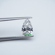 Pear lab grown diamond