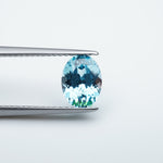 Load and play video in Gallery viewer, Oval lab grown santa maria sapphire
