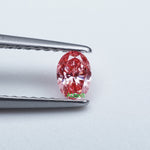 Load and play video in Gallery viewer, Oval lab grown pink diamond
