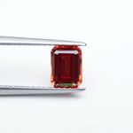 Load and play video in Gallery viewer, Emerald lab grown sunset coral padparadscha sapphire
