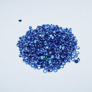 Round lab grown blue sapphire melee