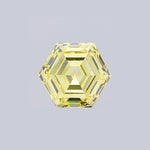 Load and play video in Gallery viewer, Hexagon lab grown yellow diamond
