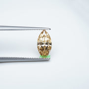 Marquise brown moissanite