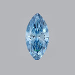 Load and play video in Gallery viewer, Marquise lab grown blue diamond
