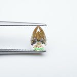 Load and play video in Gallery viewer, Pear brown moissanite
