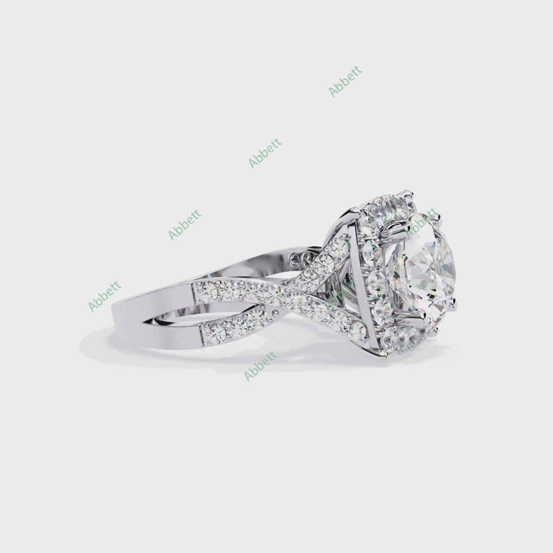 Halo Engagement Ring ENHA1203