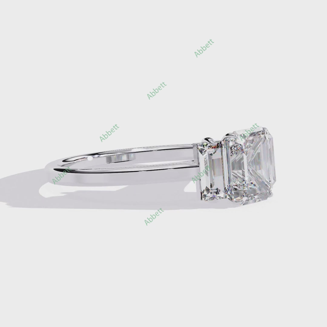 Three Stone Engagement Ring ENTH1064