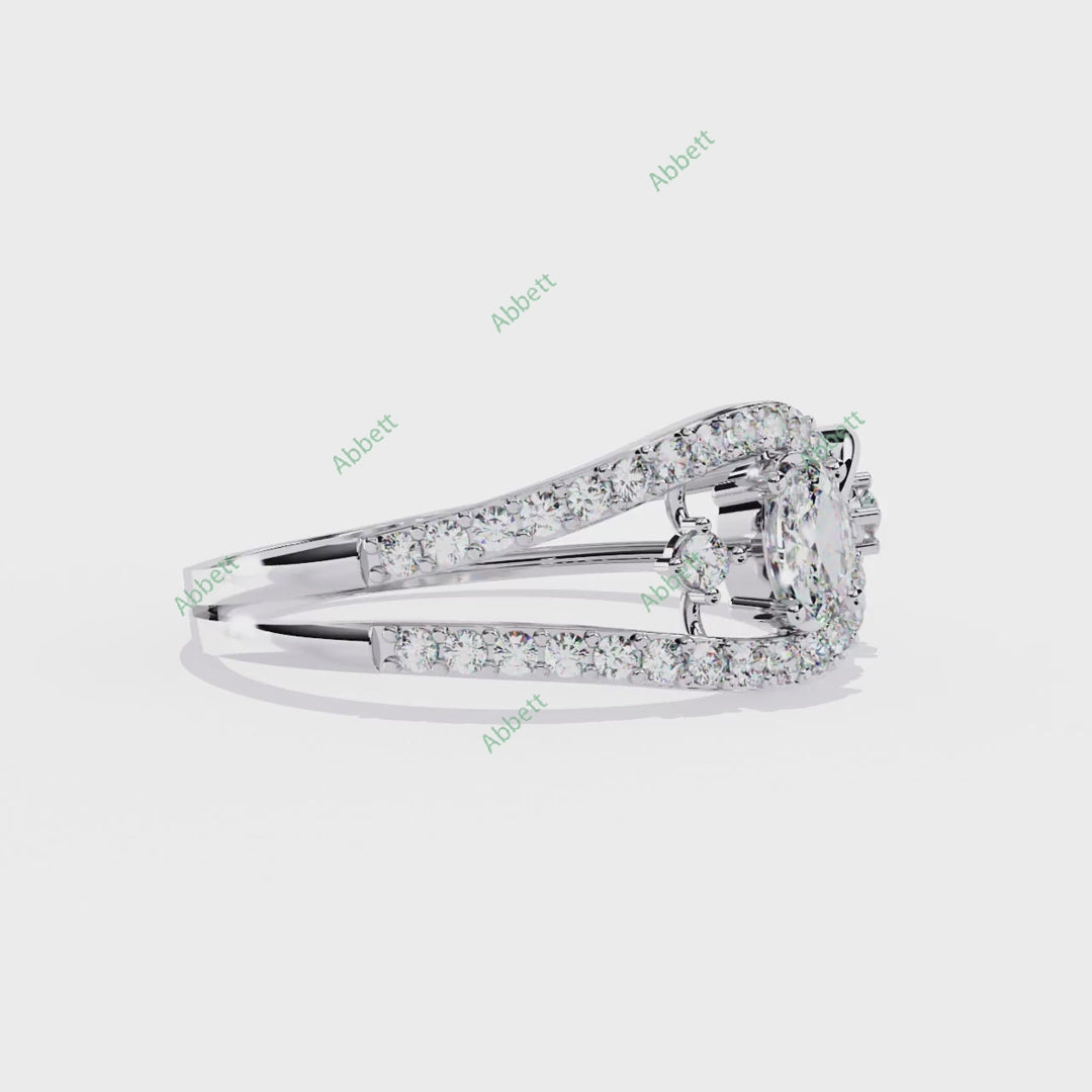 Accented Engagement Ring ENAC1199