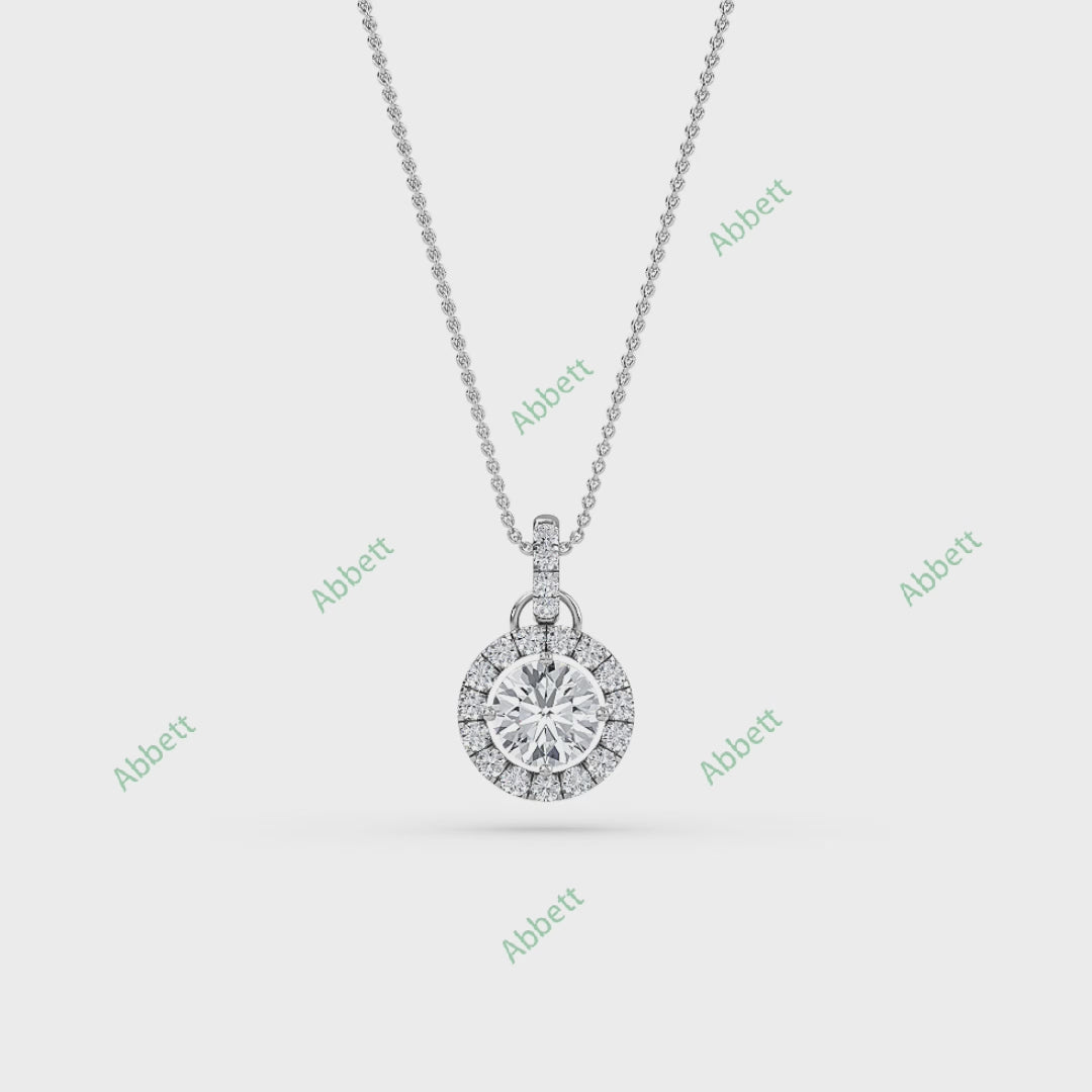 Fashion Halo Pendant PEHA012