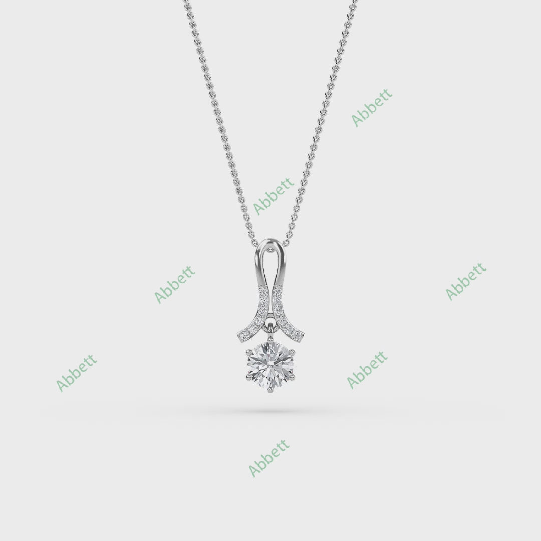 Designer Solitaire Pendant PESO021