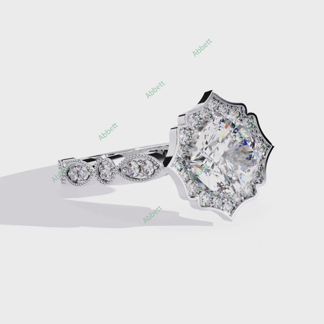 Accented Engagement Ring ENAC1096