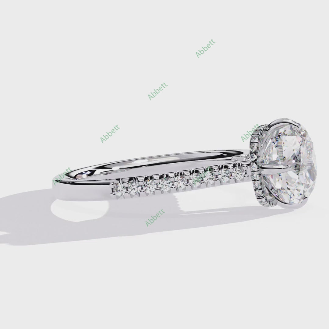 Hidden Halo Engagement Ring ENHI1102