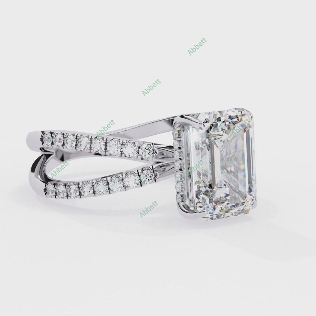 Hidden Halo Engagement Ring ENHI1535