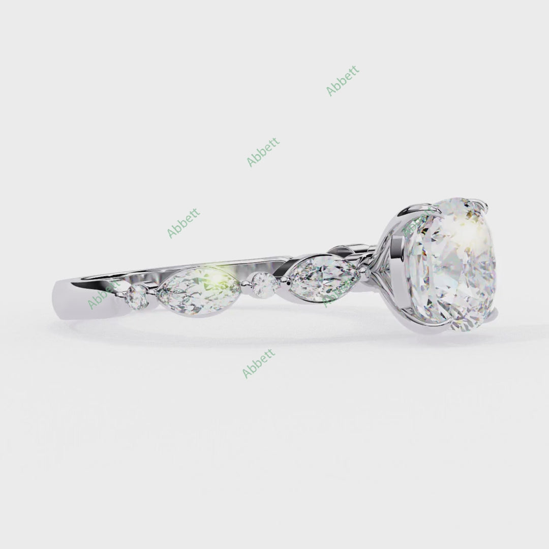 Accented Engagement Ring ENAC1498