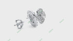 Load and play video in Gallery viewer, Double Halo Stud Earring STDO038
