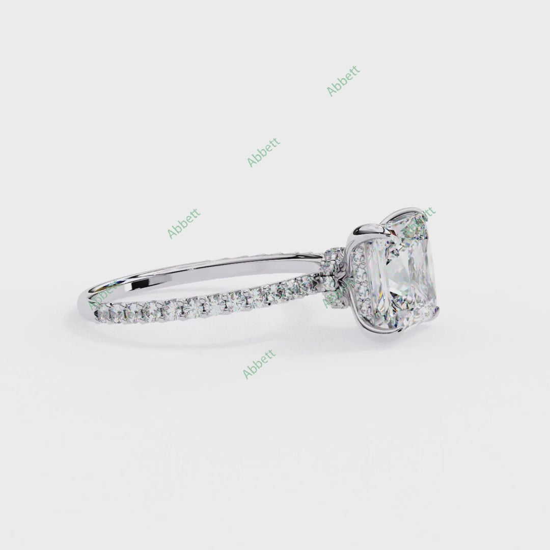 Hidden Halo Engagement Ring ENHI1158
