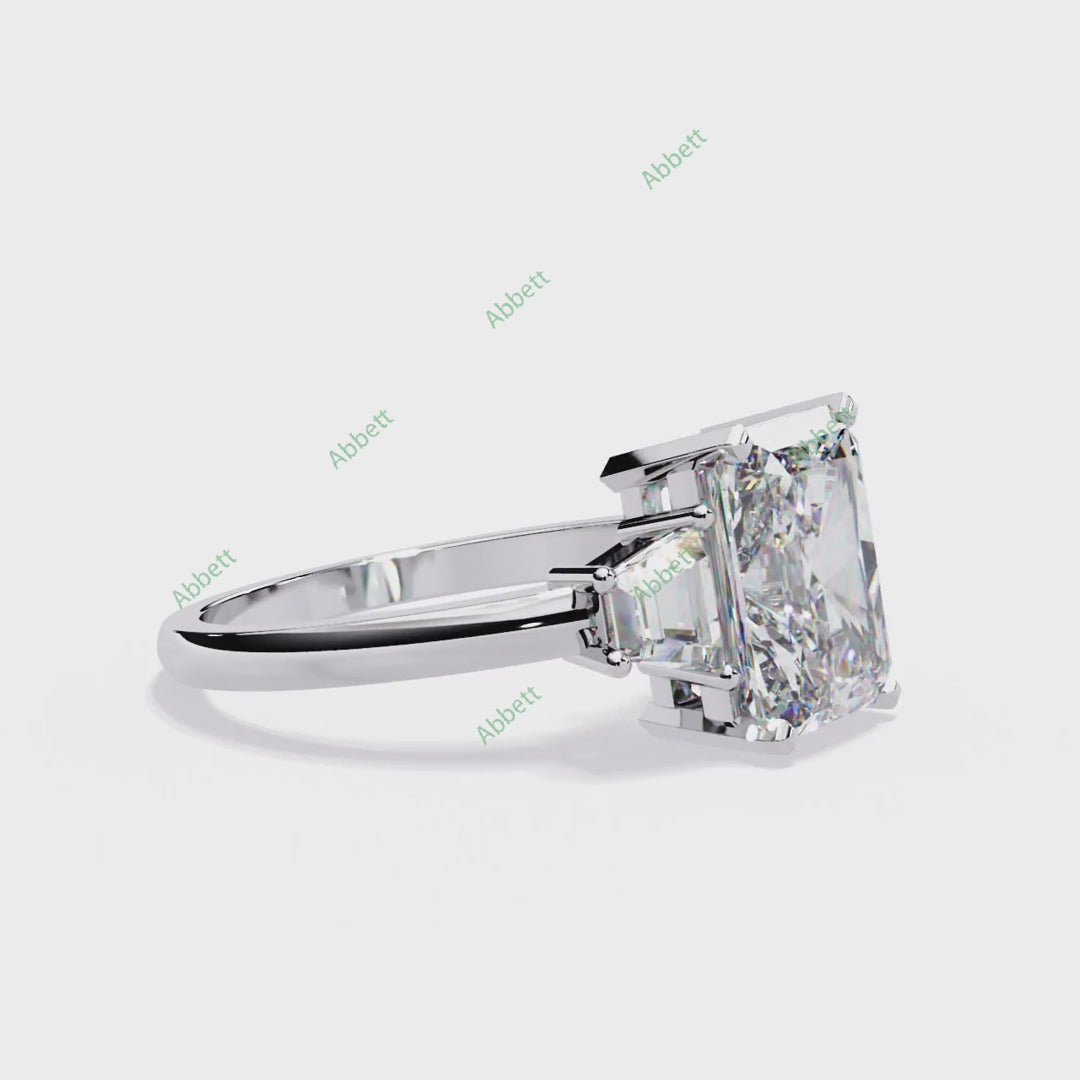 Three Stone Engagement Ring ENTH1115