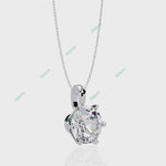 Load and play video in Gallery viewer, Round Solitaire Pendant PE1238
