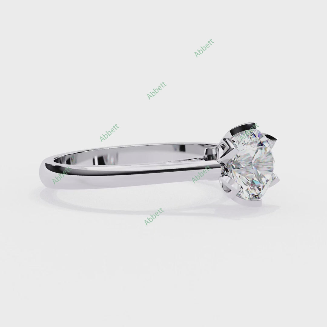 Hidden Accent Engagement Ring ENHI1066