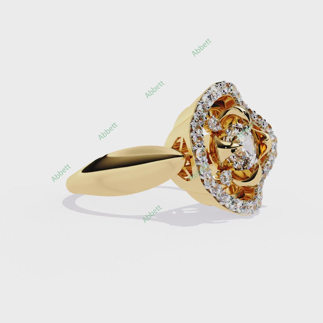Halo Engagement Ring ENHA1214