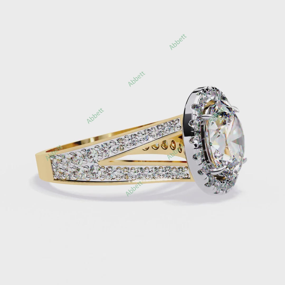 Halo Engagement Ring ENHA1124