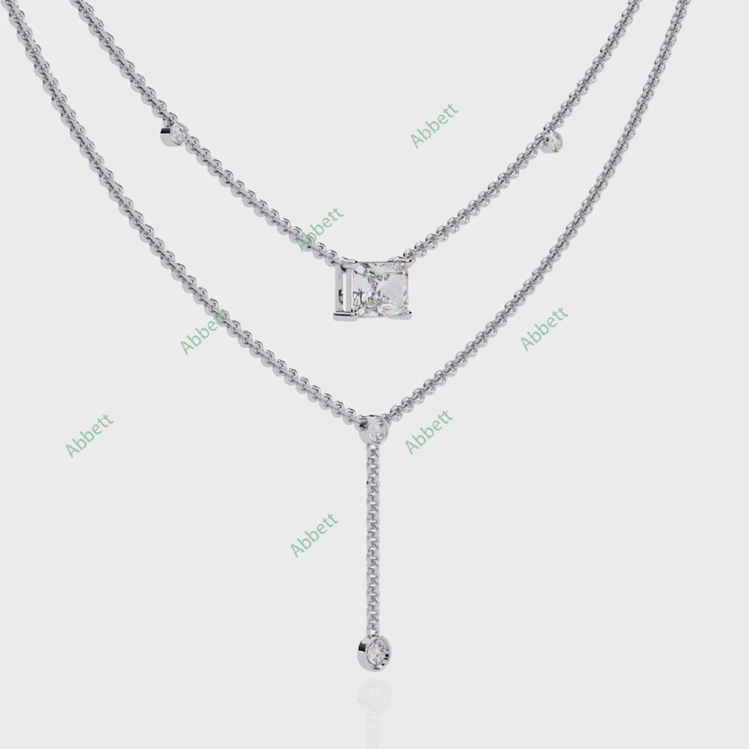 Drop Layered Necklace NELA1293