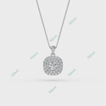 Load and play video in Gallery viewer, Double Halo Pendant PEDO007
