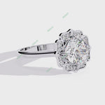 Load and play video in Gallery viewer, Accented Engagement Ring ENAC1097
