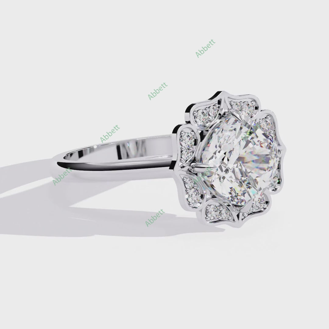 Accented Engagement Ring ENAC1097