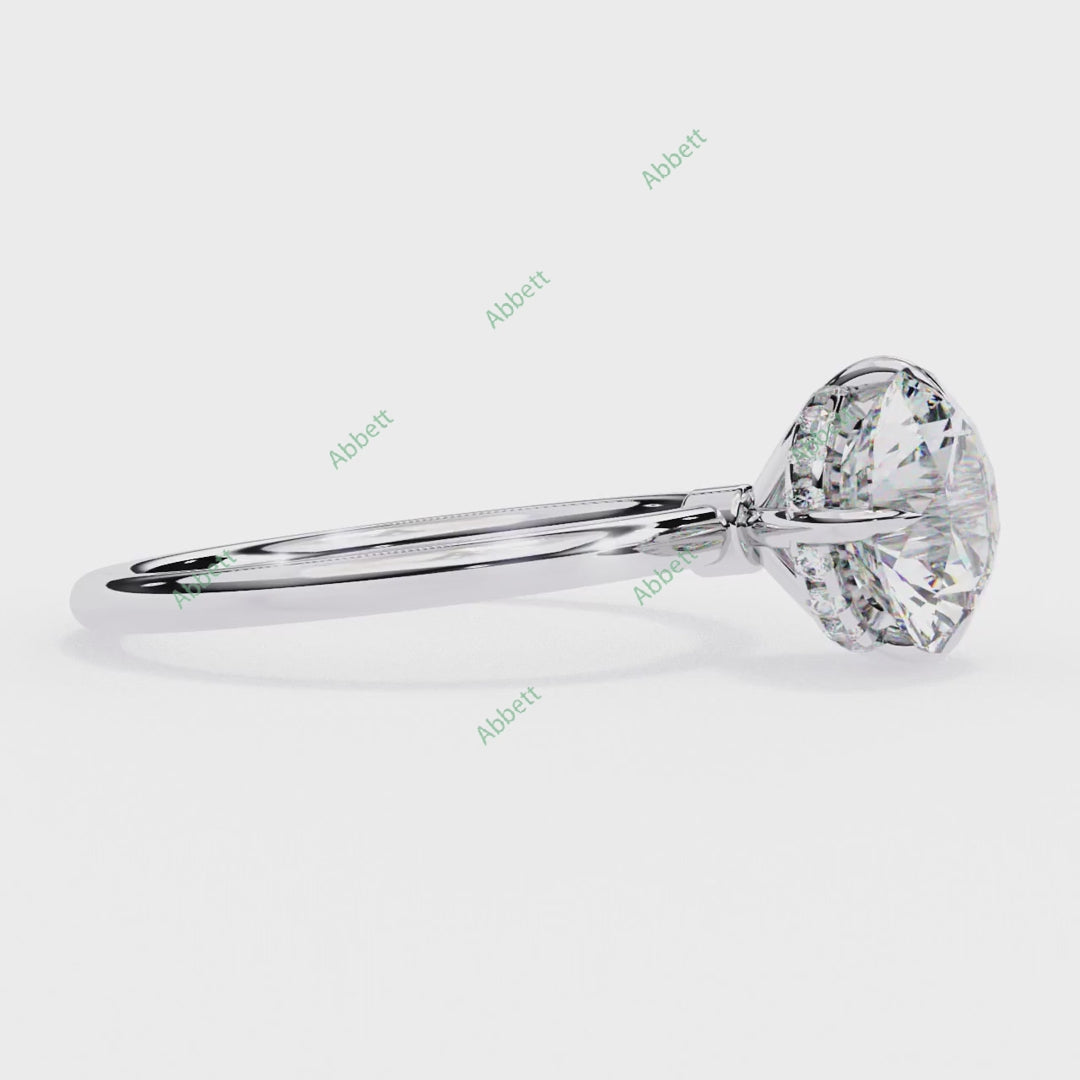 Hidden Halo Engagement Ring ENHI1516