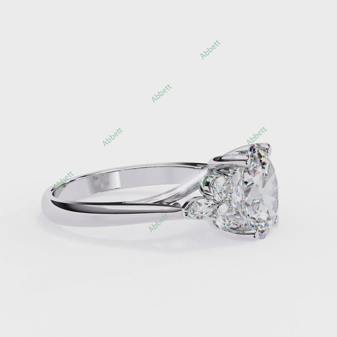Accented Engagement Ring ENAC1164