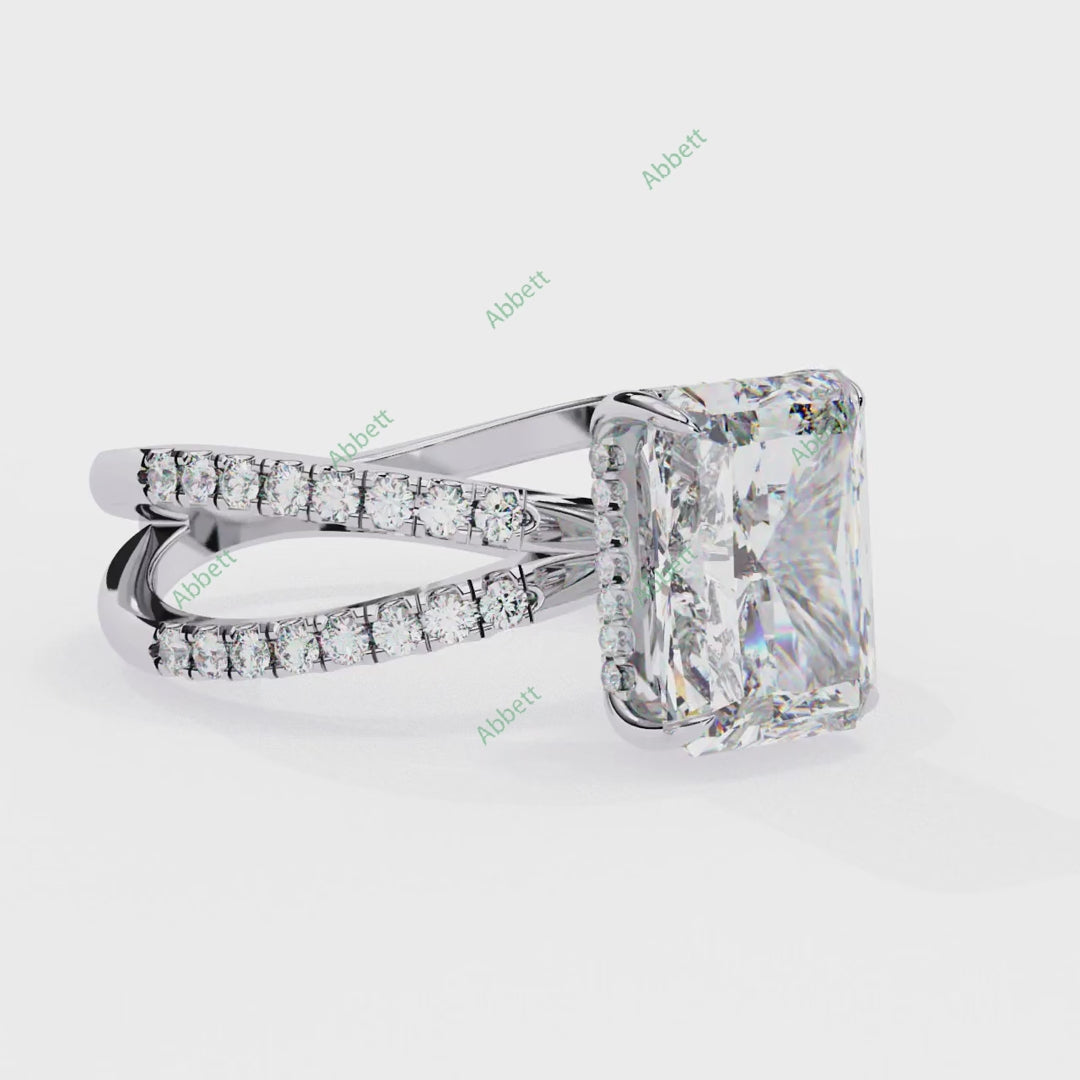 Hidden Halo Engagement Ring ENHI1534