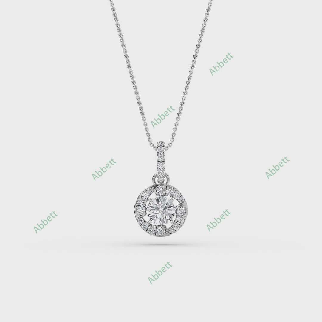 Fashion Halo Pendant PEHA014