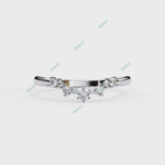 Load and play video in Gallery viewer, Curved Wedding Band WECU1002
