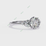 Load and play video in Gallery viewer, Accented Engagement Ring ENAC1182
