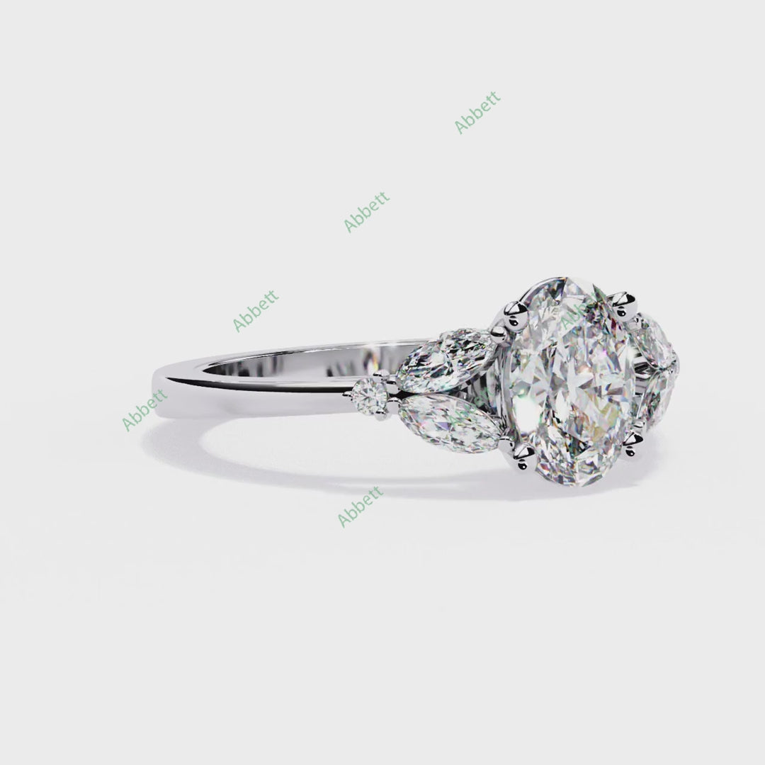 Accented Engagement Ring ENAC1182