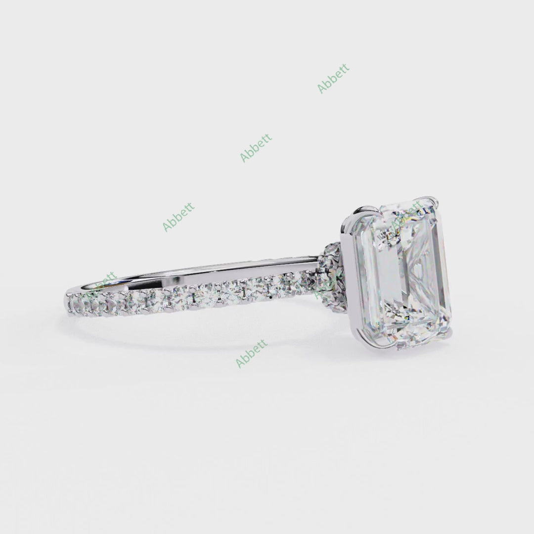 Hidden Halo Engagement Ring ENHI1153