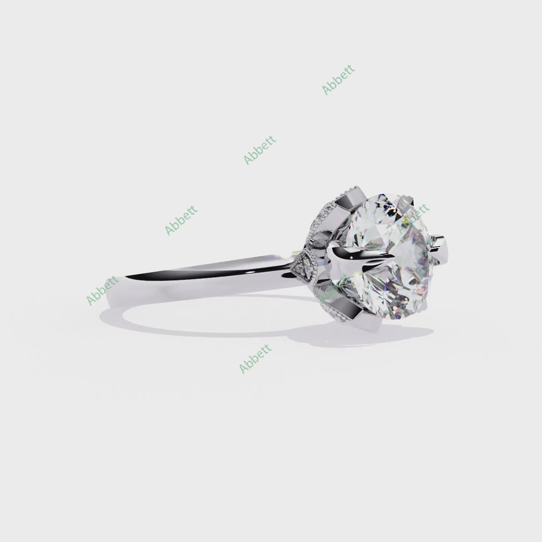 Solitaire Engagement Ring ENSO1211