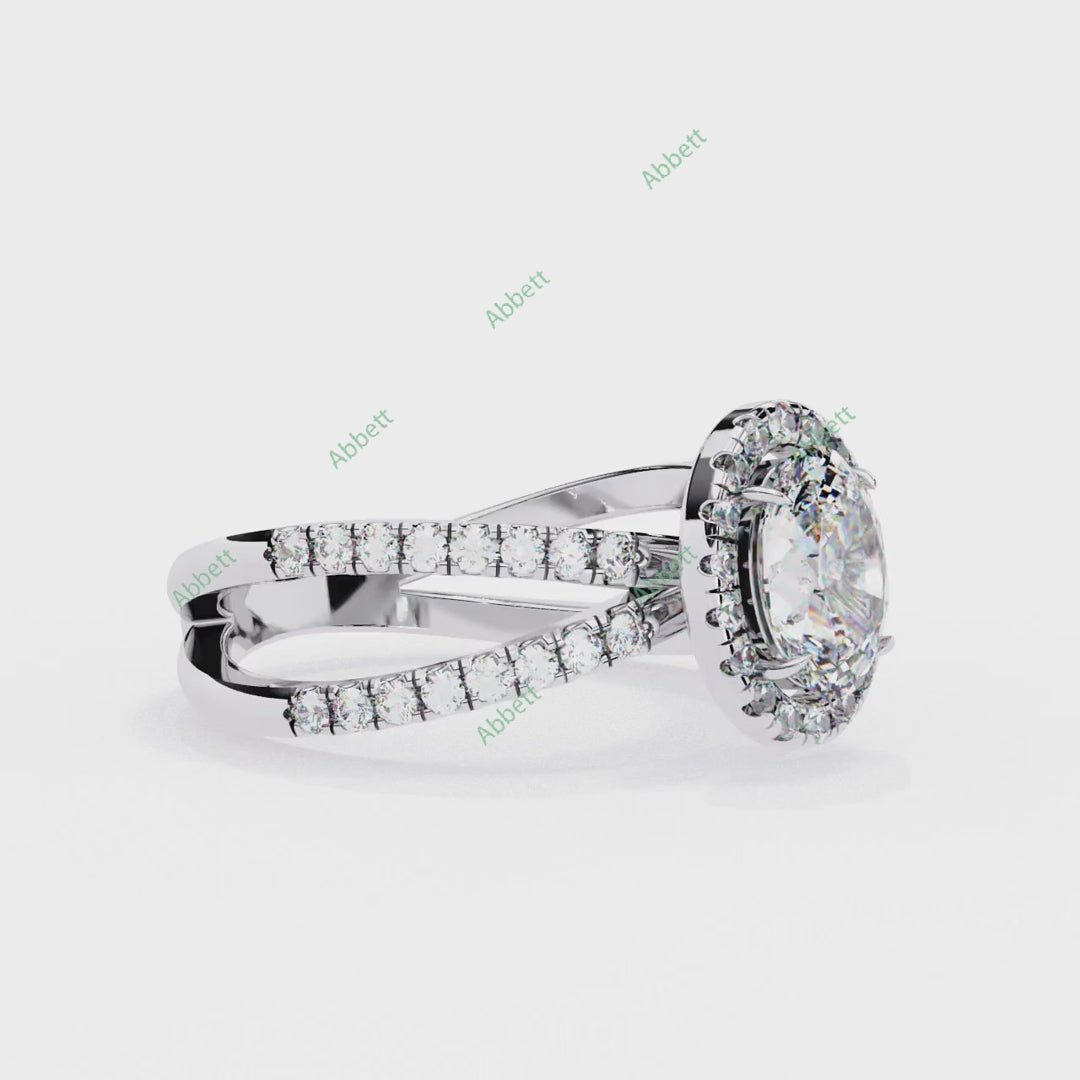 Halo Engagement Ring ENHA1546