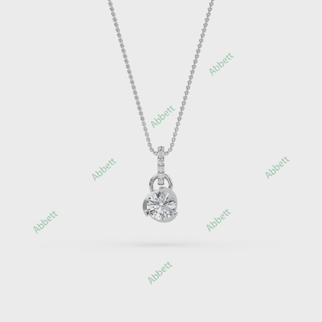 Fashion Solitaire Pendant PESO015