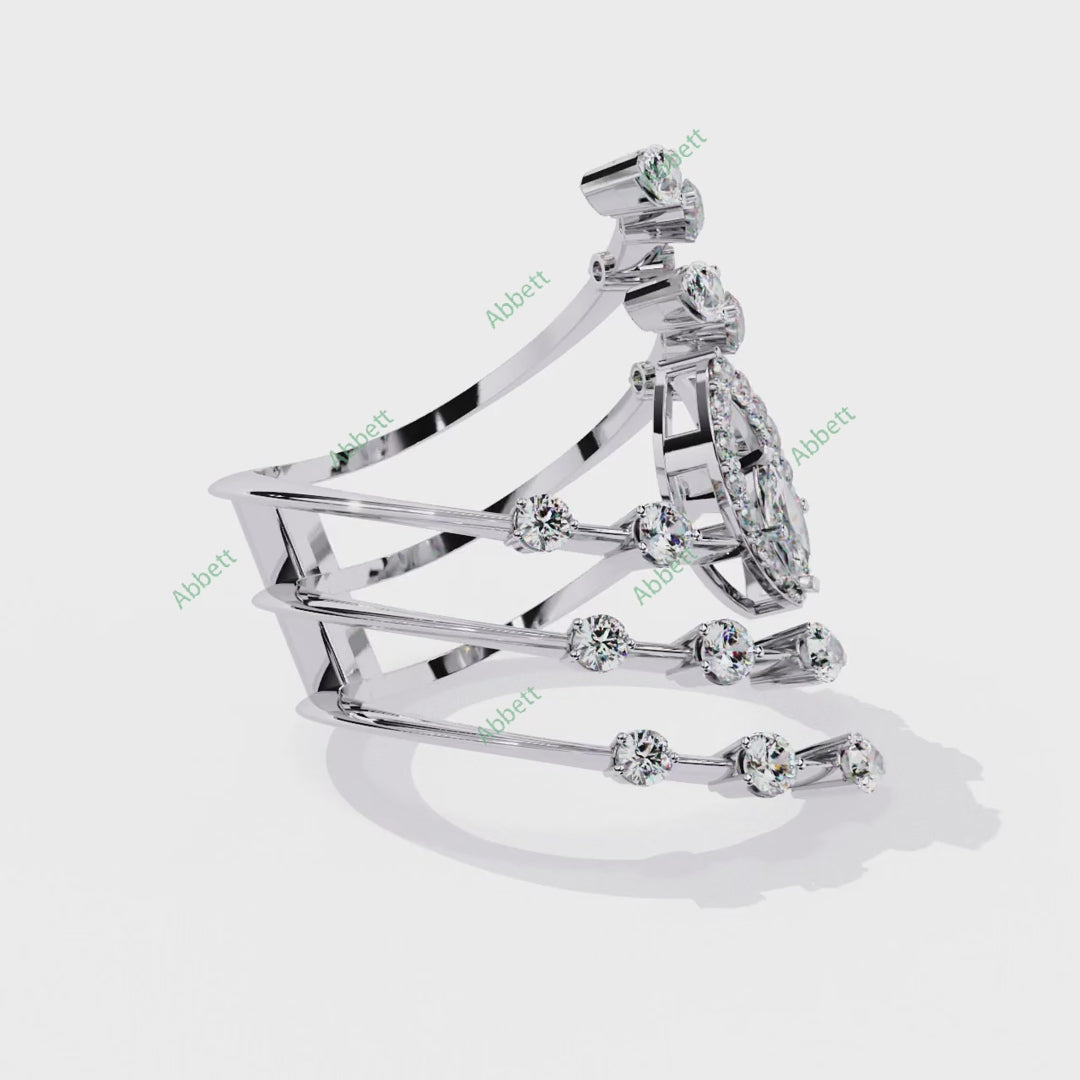 Accented Engagement Ring ENAC1196