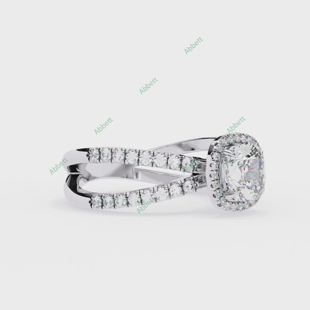 Halo Engagement Ring ENHA1549