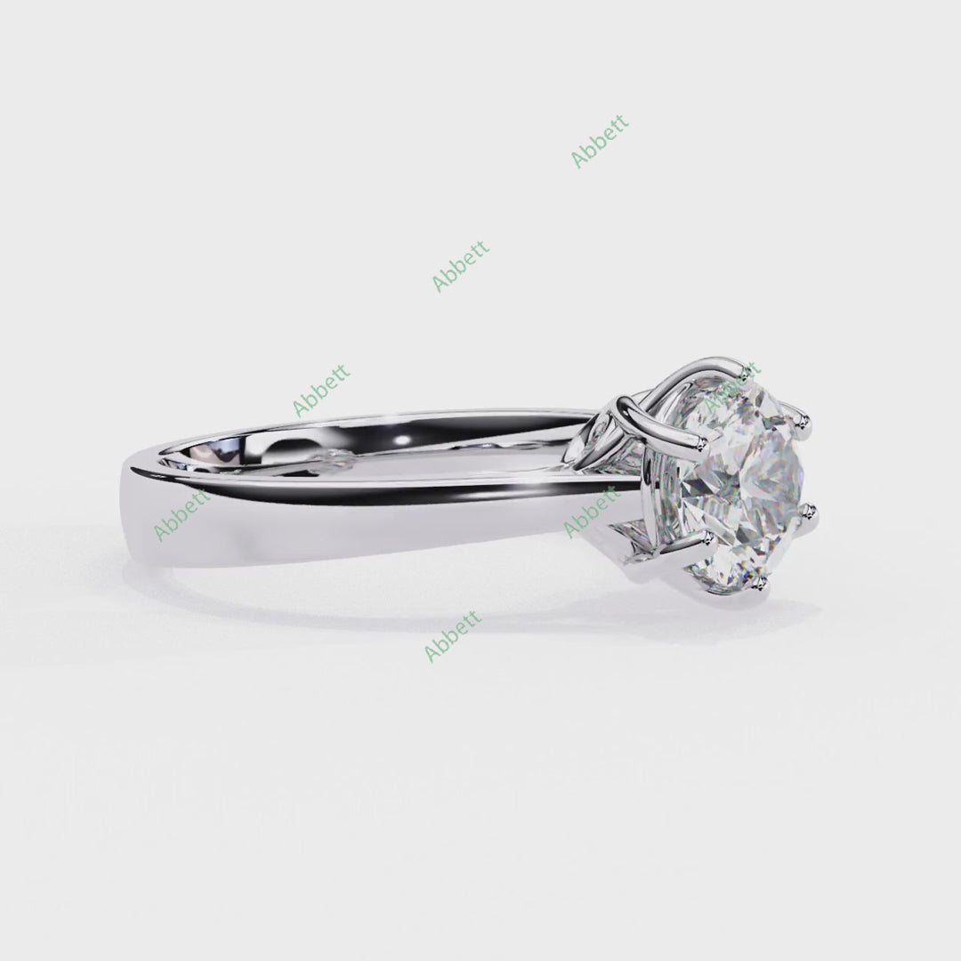 Hidden Accent Engagement Ring ENHI1065