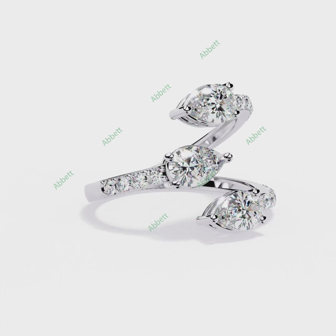 Three Stone Engagement Ring ENTH1184
