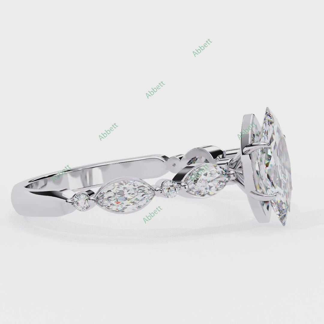 Accented Engagement Ring ENAC1495