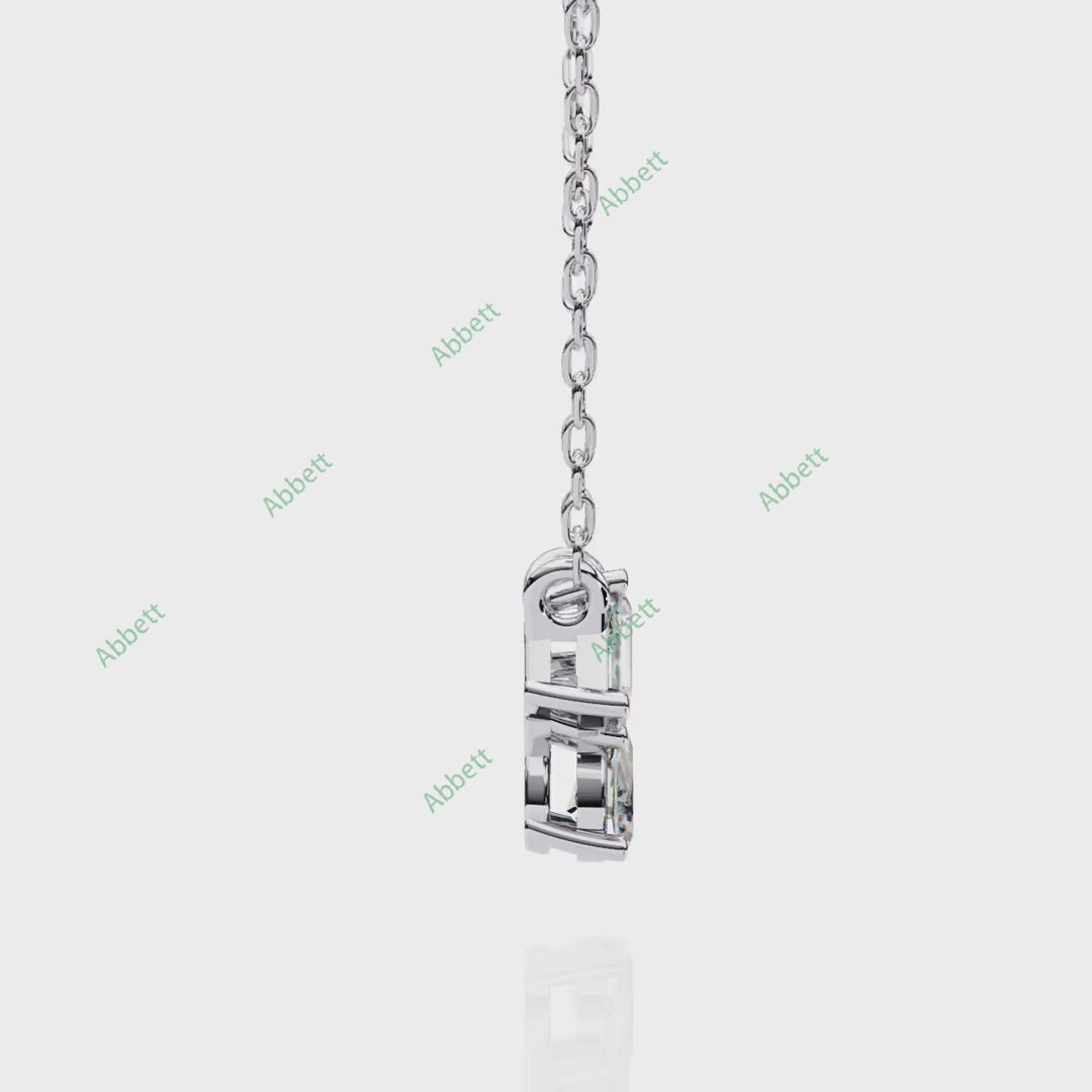 Three Stone Fashion Pendant PE1244
